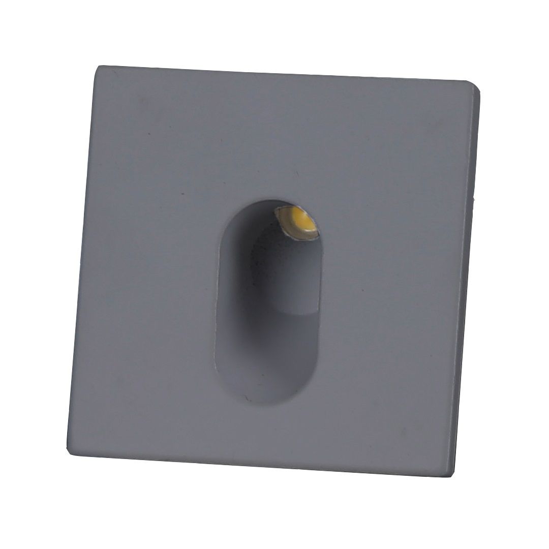 MOLLED MOL7075 2 Watt Antrasit Sıva Altı Kare LED Merdiven Armatürü (Metal)