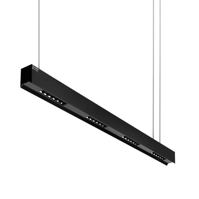 GOYA GY 8041-15 Siyah/Beyaz Kasa 50 Watt 150 cm Lensli Lineer Sarkıt Armatür
