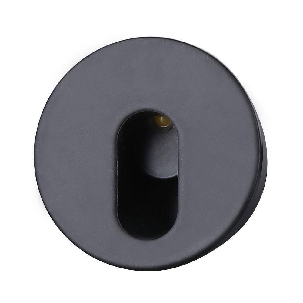MOLLED MOL7077 2 Watt Siyah Sıva Altı Yuvarlak LED Merdiven Armatürü (Metal)