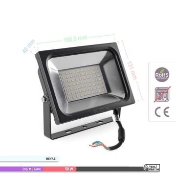 ACK AT61-05032 50 Watt LED Projektör - Beyaz Işık (6500K)