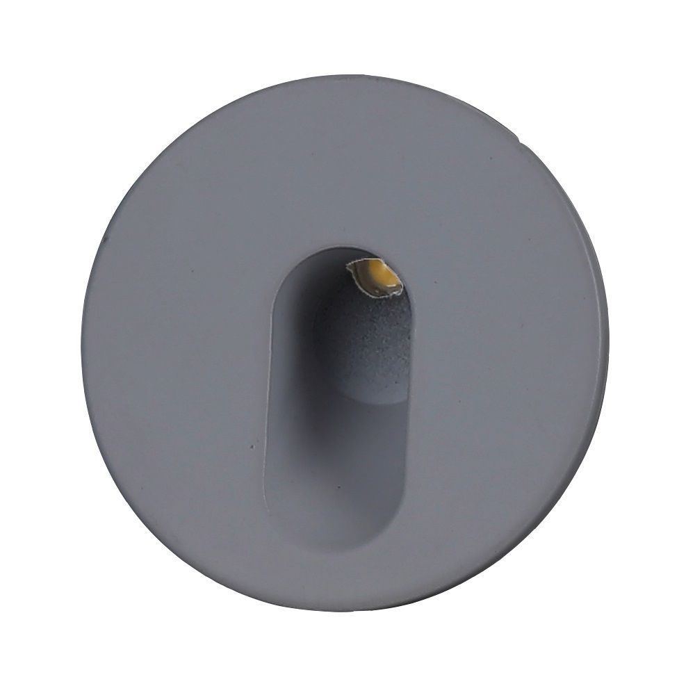 MOLLED MOL7078 2 Watt Antrasit Sıva Altı Yuvarlak LED Merdiven Armatürü (Metal)