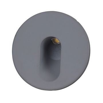 MOLLED MOL7078 2 Watt Antrasit Sıva Altı Yuvarlak LED Merdiven Armatürü (Metal)