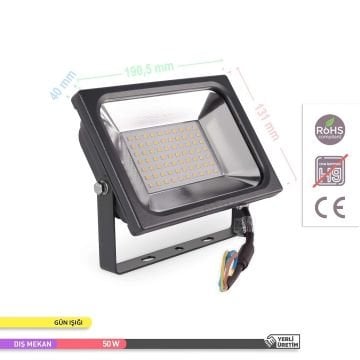 ACK AT61-05002 50 Watt LED Projektör - Gün Işığı (3000K)