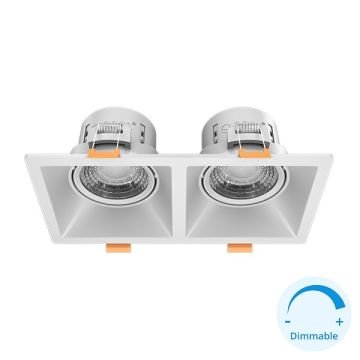 GOYA GY 1737-8 2x8 Watt Beyaz Sıva Altı DİMLİ LED Spot