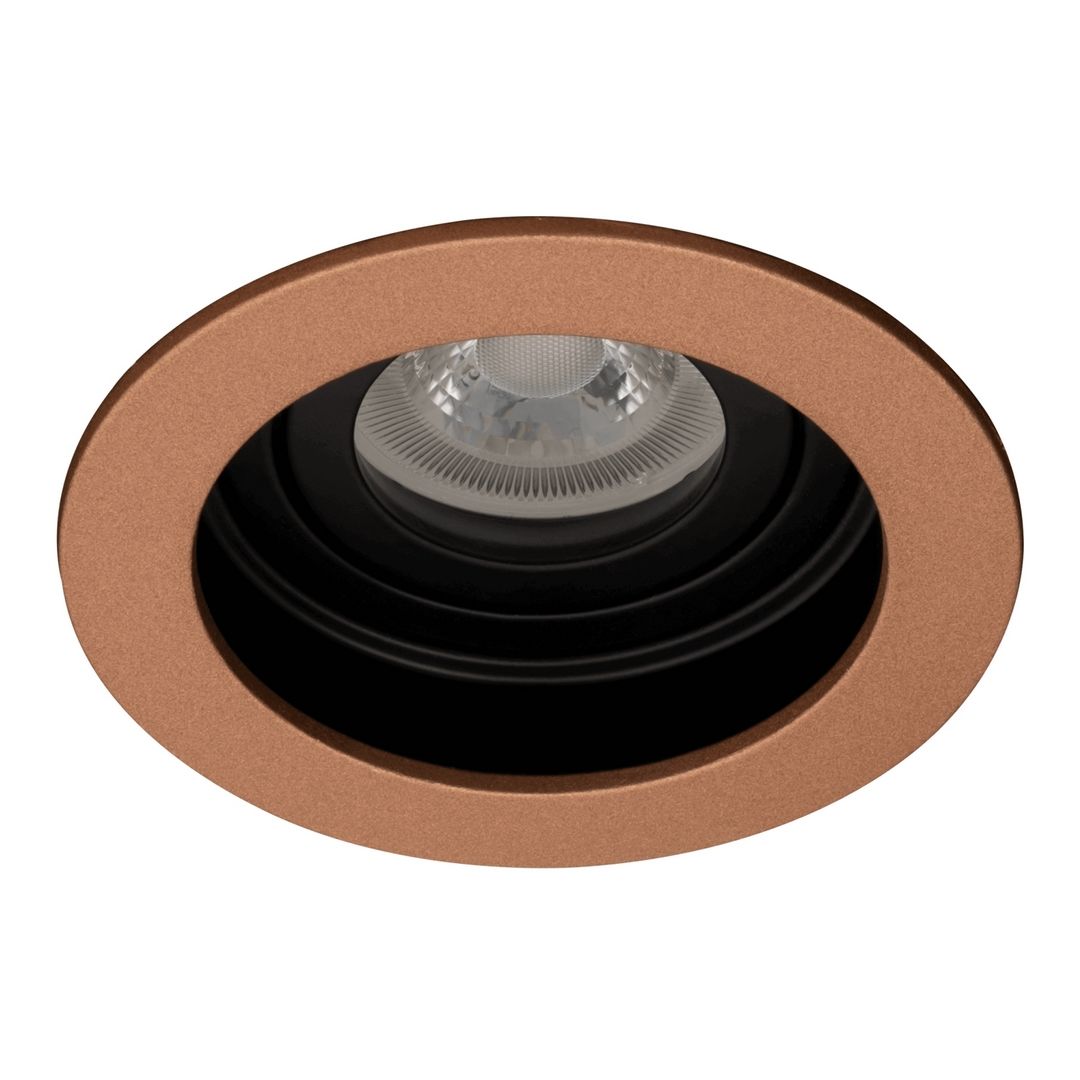 goldX ZE780-CP Bakır Sıva Altı Yuvarlak Spot Kasası