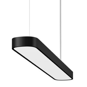 GOYA GY 8110-180 Siyah/Beyaz Kasa 74 Watt 15x180 cm Oval Lineer Sarkıt Avize