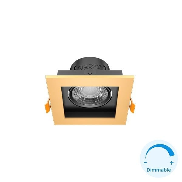 GOYA GY 1742-8 8 Watt Gold-Siyah Sıva Altı DİMLİ LED Spot