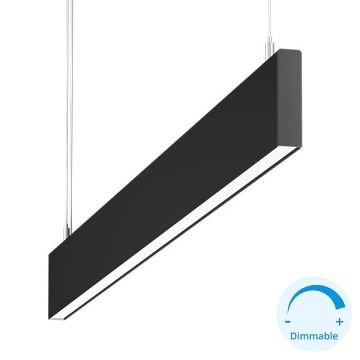 GOYA GY 8050-180 Siyah/Beyaz Kasa 51 Watt 180 cm DİMLİ Lineer Sarkıt Avize