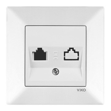 VİKO Karre/Meridian 90967062 Data Prizi (Jacksız) [Beyaz]