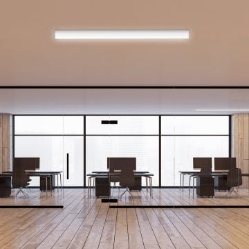 Braytron BN20-41280 36 Watt 120 cm Sensörlü LED Bant Armatür - 3 Işık Renkli (Beyaz + Ilık Beyaz + Gün Işığı)