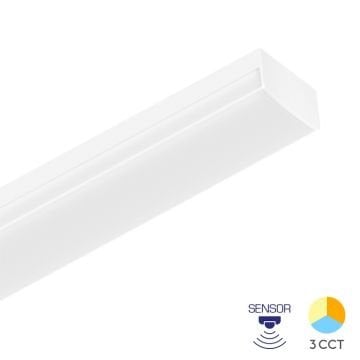 Braytron BN20-41280 36 Watt 120 cm Sensörlü LED Bant Armatür - 3 Işık Renkli (Beyaz + Ilık Beyaz + Gün Işığı)
