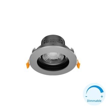 GOYA GY 1741-8 8 Watt Ttitanyum Gri-Siyah Sıva Altı DİMLİ LED Spot