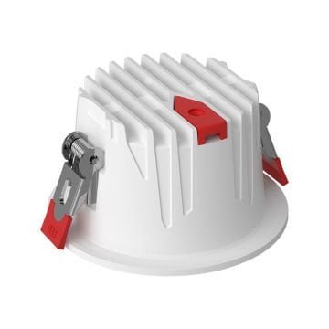 Braytron BD37-00180 10 Watt Beyaz-Siyah Sıva Altı Yuvarlak LED Spot - 3 Işık Renkli (Beyaz + Ilık Beyaz + Gün Işığı)