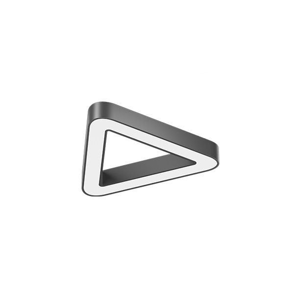 GOYA GY 8116-60 Siyah/Beyaz Kasa 36 Watt 64x64x70 cm Üçgen Halka Sıva Üstü Lineer Armatür