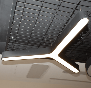 CL-Halley-01 Radiuslu Lineer Sarkıt Armatür/Sıva Üstü Lineer Armatür (SAMSUNG LED & TRIDONIC Driver)