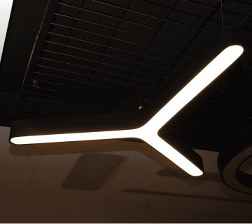 CL-Halley-01 Radiuslu Lineer Sarkıt Armatür/Sıva Üstü Lineer Armatür (SAMSUNG LED & TRIDONIC Driver)