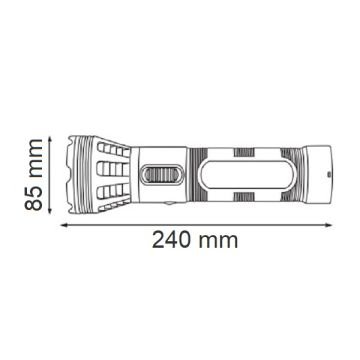HOROZ 084-024-0005 BEST 5 Watt Şarjlı LED El Feneri