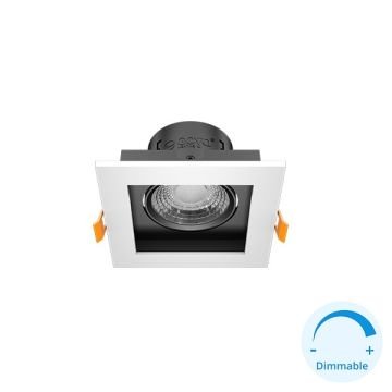 742-8 8 Watt Beyaz-Siyah Sıva Altı DİMLİ LED Spot