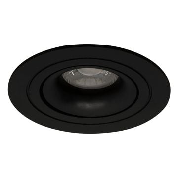 goldX ZE773-BK Siyah Sıva Altı Yuvarlak Spot Kasası