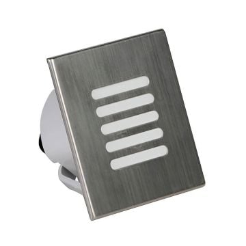 YCL YMA 1030 1.5 Watt Mat Krom Sıva Altı Kare LED Merdiven Armatürleri