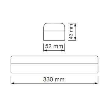 HOROZ 084-012-0004 ZICO 3 Watt 33 cm Şarjlı LED Işıldak