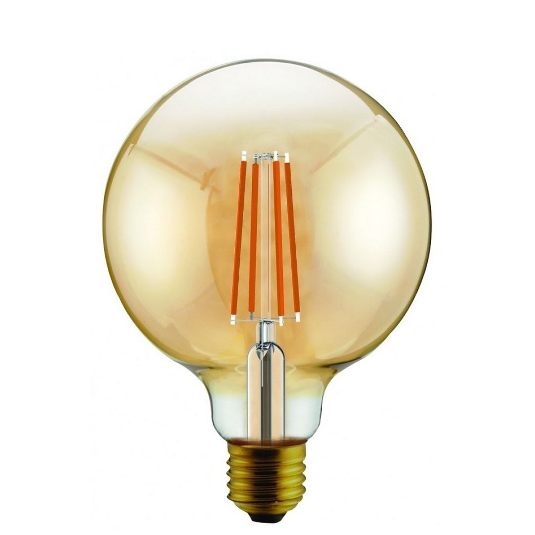 K2 GLOBAL KES606 6 Watt G95 LED Rustik Glop Ampul - Sarı Işık (2700K)