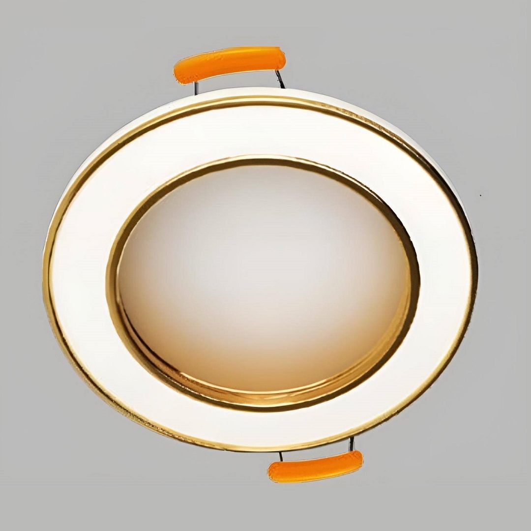 YCL YC 710 Beyaz-Gold Kasa Sıva Altı Downlight Armatür (Metal Gövde)