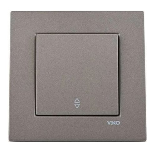 VİKO Novella/Trenda 92605304 Vavien Düğmesi [Antrasit]