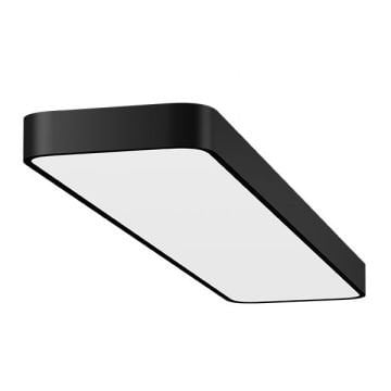 GOYA GY 8111-180 Siyah/Beyaz Kasa 148 Watt 30x180 cm Oval Sıva Üstü Lineer Armatür