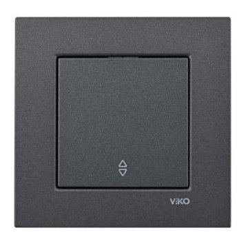 VİKO Novella/Trenda 92605404 Vavien Düğmesi [Füme]