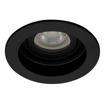 goldX ZE780-BK Siyah Sıva Altı Yuvarlak Spot Kasası