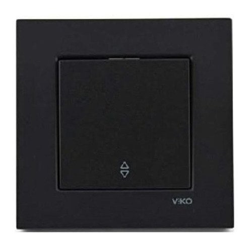 VİKO Novella/Trenda 92605504 Vavien Düğmesi [Siyah]