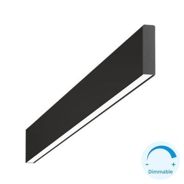 GOYA GY 8050-180 Siyah/Beyaz Kasa 51 Watt 180 cm Sıva Üstü DİMLİ Lineer Armatür