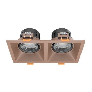GOYA GY 1737-8 2x8 Watt Rose-Siyah Sıva Altı İkili LED Spot