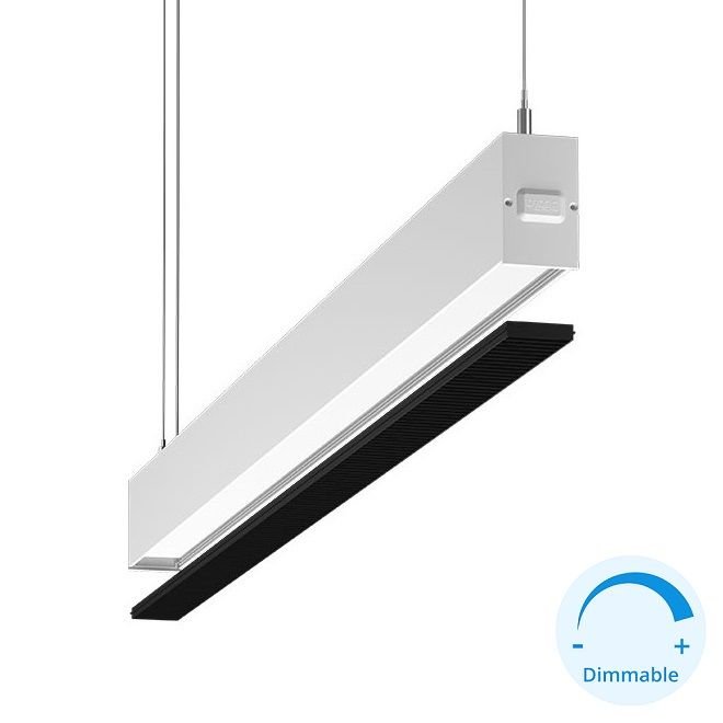 GOYA GY 8054-150 Beyaz Kasa 42 Watt 150 cm Kamaşma Önleyicili DİMLİ Lineer Sarkıt Avize
