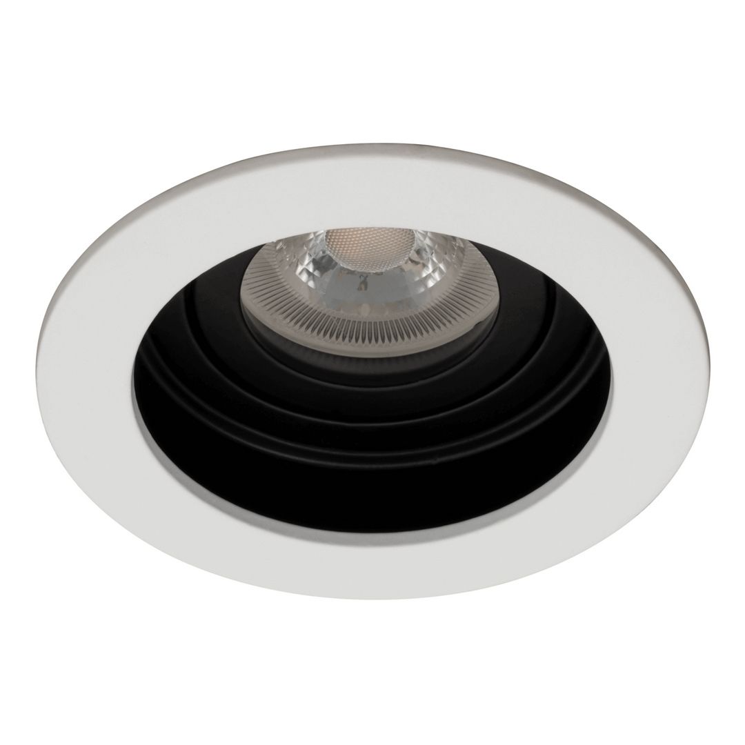 goldX ZE780-WH-BK Beyaz-Siyah Sıva Altı Yuvarlak Spot Kasası