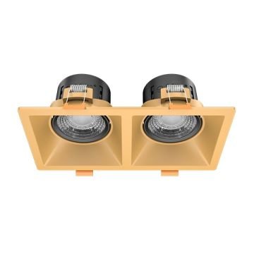 GOYA GY 1737-8 2x8 Watt Gold-Siyah Sıva Altı İkili LED Spot