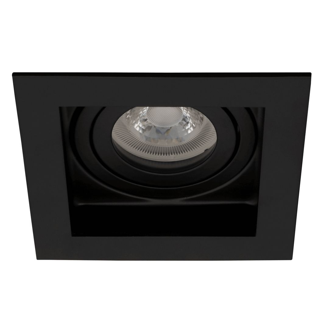 goldX ZE781-BK Siyah Sıva Altı Kare Spot Kasası