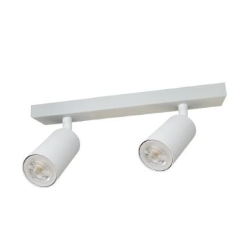 Crealight MOL070 Beyaz Sıva Üstü Hareketli İkili Spot (GU10 Duylu)