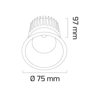 GOYA GY 1730-14 14 Watt Beyaz Sıva Altı Yuvarlak LED Spot