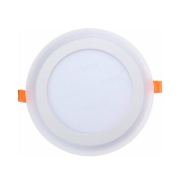 YCL ALP 1312 12+3 Watt Mavi Çerçeve Işıklı 3 Fonksiyonlu Sıva Altı Yuvarlak LED Panel