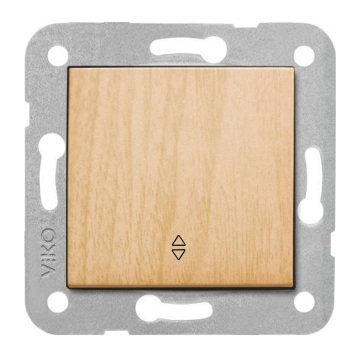 VİKO Novella/Trenda 92615204 Vavien Düğmesi [Kayın]