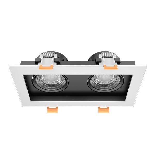 GOYA GY 1743-8 2x8 Watt Beyaz-Siyah Sıva Altı İkili LED Spot