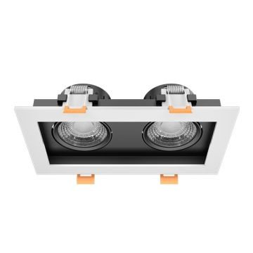 GOYA GY 1743-8 2x8 Watt Beyaz-Siyah Sıva Altı İkili LED Spot