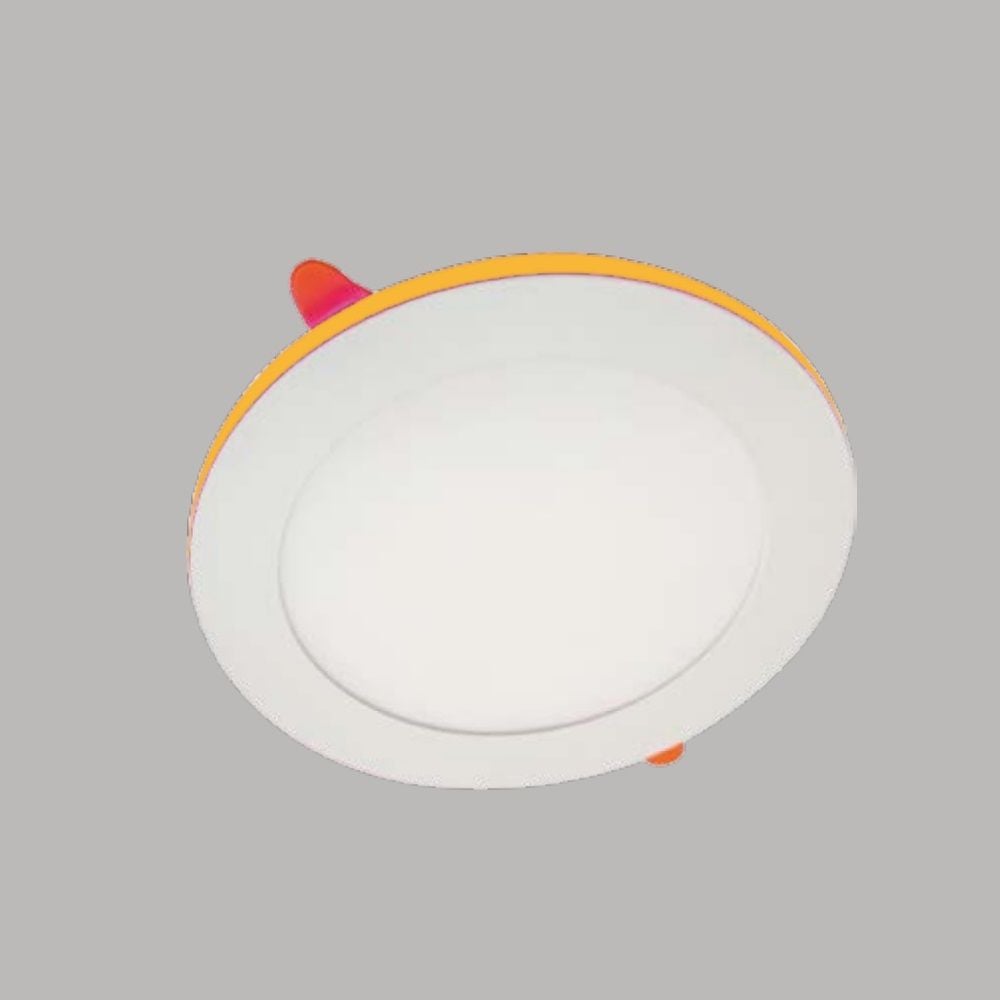 YCL ALP 1330 3+3 Watt Amber Çerçeve Işıklı Sıva Altı Yuvarlak LED Panel - Ilık Beyaz (4000K) + Amber