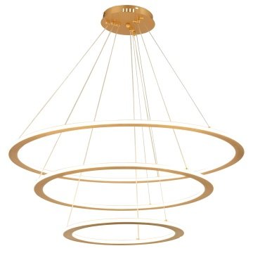 LW-665-3 388 Watt Üçlü Varak LED Avize - 3 Işık Renkli (Beyaz + Ilık Beyaz + Gün Işığı)