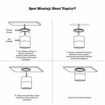 NOAS YL60-9160 FLORANSA 6x10 cm Siyah-Bakır Sıva Üstü Silindir Spot Kasası