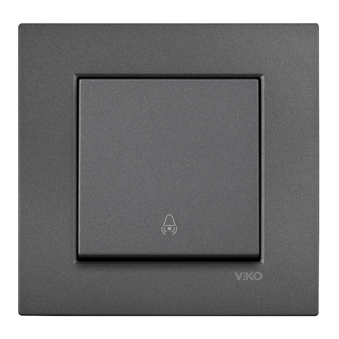 VİKO Novella/Trenda 92605406 Zil Anahtarı Düğmesi [Füme]