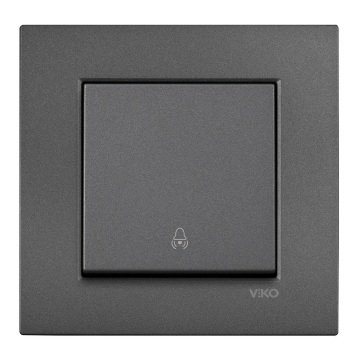 VİKO Novella/Trenda 92605406 Zil Anahtarı Düğmesi [Füme]