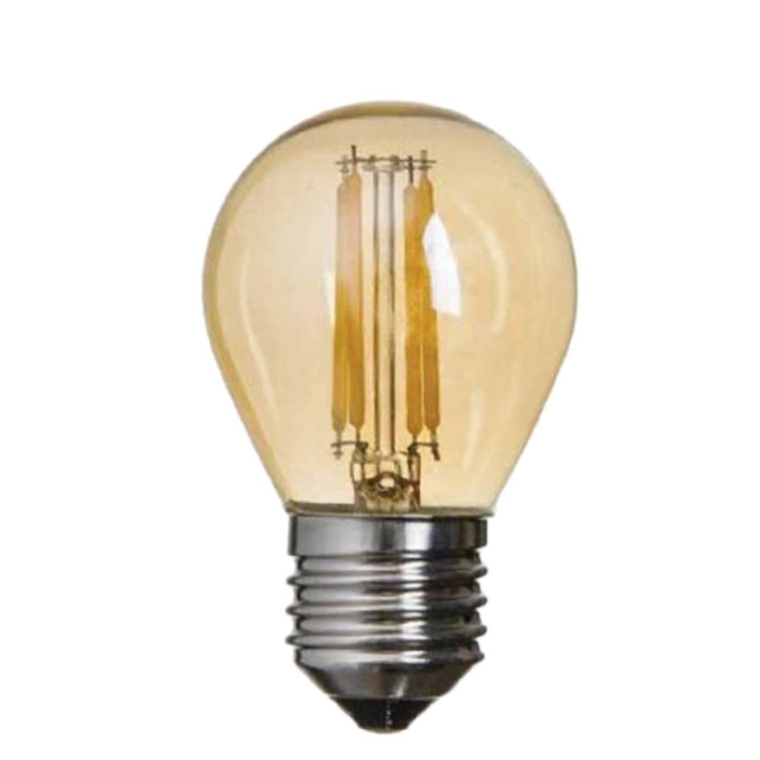 K2 GLOBAL KES602 4 Watt G45 LED Rustik Top Ampul - Sarı Işık (2700K)